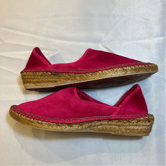 Pare Gabia Women’s Espadrilles Size 37 Suede Color Fuchsia Made in Spain - Picture 3 of 9